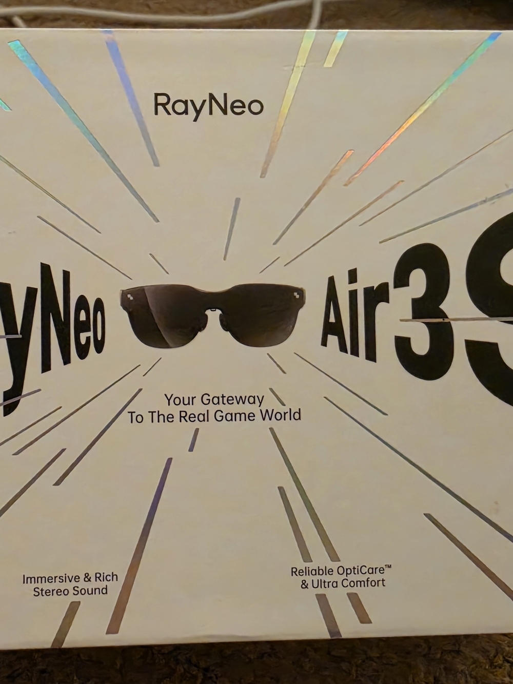RayNeo Air 3S Smart AR Glasses — Black
